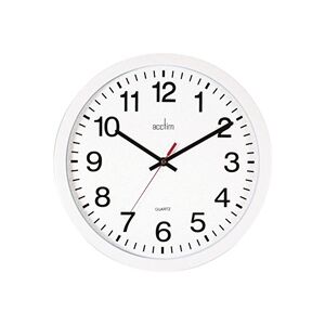 Acctim Controller Silent Sweep Wall Clock 368mm White