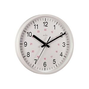 Acctim Metro 24 Hour Plastic Wall Clock 355mm White