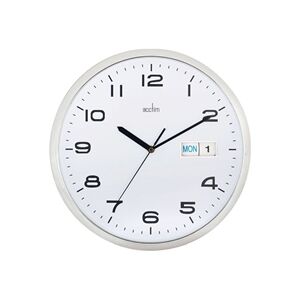 Acctim Supervisor Wall Clock 320mm Chrome/White