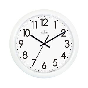 Acctim Abingdon White Wall Clock 25.5cm