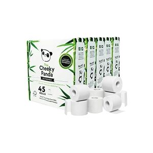 Cheeky Panda 3-Ply Toilet Tissue 5x 9 Rolls (Pack of 45) PFTOILT9X5