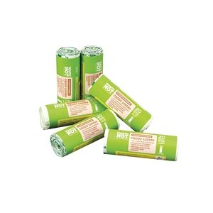 Waste Not Compostable Caddy Liner Bag 20 per Roll (6 Pack)