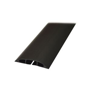 D-Line Black Light Duty Floor Cable Cover 80mm x 1.8m Long