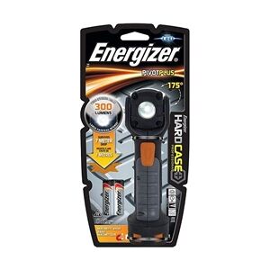 Energizer E301340800 Hard Case Pivot Light 2AA Swivel Head Torch