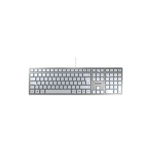 Cherry KC6000 Wired Slim Keyboard Silver Ref