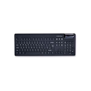 Cherry AKC8200 Hygiene Keyboard with Integrated Smartcard Reader Black