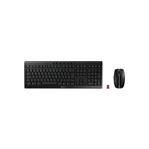 Cherry Stream Desktop Recharge USB Wireless Keyboard and Mouse Black