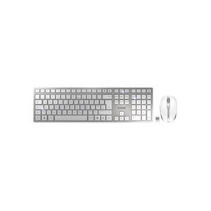 Cherry DW 9100 Slim USB Wireless Keyboard and Mouse Set Silver/White