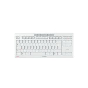 Cherry Stream TKL Wired Keyboard No Number Pad Light Grey JK-8600GB-0