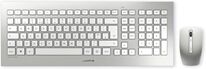 CHERRY DW 8000 keyboard RF Wireless QWERTY US English Silver,White