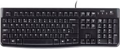 Logitech K120 UK Business Keyboard Wired USB Low-profile - 920-002524