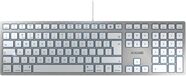 Cherry KC6000 Wired Mac Slim Keyboard Silver Ref