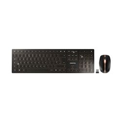 Cherry DW 9100 Slim USB Wireless Keyboard and Mouse Set Black/Bronze