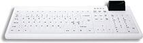 Cherry AKC8200 Hygiene Keyboard with Integrated Smartcard Reader White