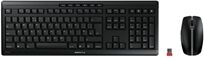 Cherry Stream USB Desktop Wireless Keyboard and Mouse Set Black