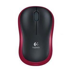 Logitech M185 Wireless Mouse Red - 910-002237