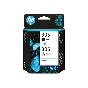 HP 305 Ink Cartridge Twin Pack Black/Tri-Color CMY 6ZD17AE