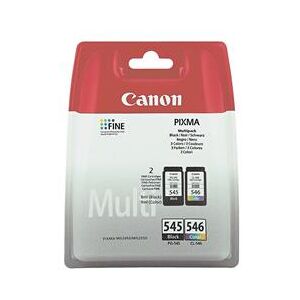 Canon PG-545 Black/ CL-546 Colour Ink Cartridge Blister with Security