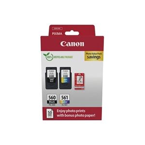 Canon PG-560/CL-561 Inkjet Cartridge Photo Value Pack Black/Colour