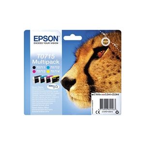 Epson T0715 Inkjet Cartridge - multipack