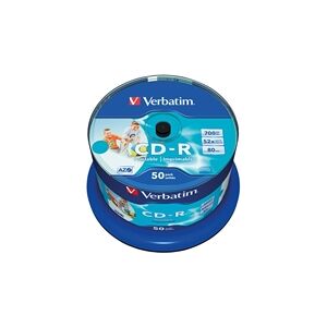 Verbatim CD-R AZO Wide Inkjet Printable Recordable