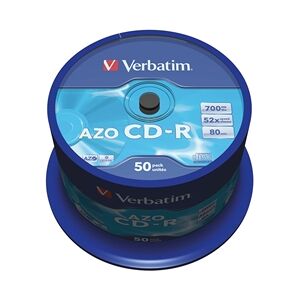 Verbatim CD-R 700MB 80minutes Spindle (50 Pack)
