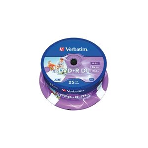 Verbatim 4.7GB 8x Speed Slim Case DVD+R (25 Pack)