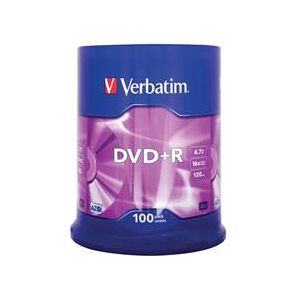 Verbatim 4.7GB 16x Speed DVD+R Spindle (100 Pack)