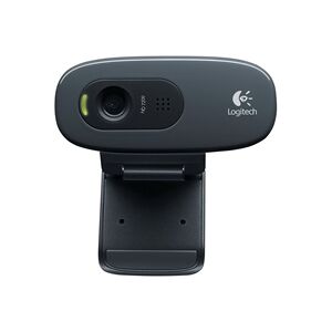 Logitech C270 HD Webcam (Black)