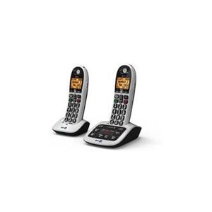 BT BT4600 Twin Big Button Dect Telephone with Answer Machine