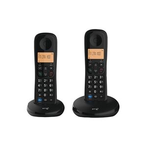 BT Everyday 1 Telephone Twin - Black