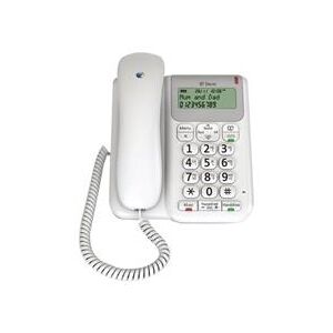 BT Decor 2200 Corded Analogue Telephone White 61127