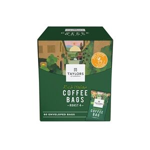 Taylor's Taylors of Harrogate Rich Italian Coffee Bags (Pack of 80) 6125