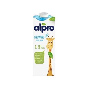 Alpro Growing Up 1-3+ Years Soya Milk 1 Litre - PACK (8)