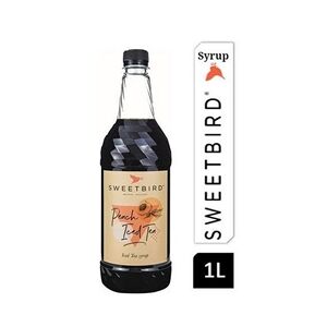 Sweetbird Peach Iced Tea Syrup 1litre (Plastic) - PACK (6)
