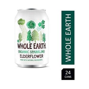 Whole Earth Organic Sparkling Elderflower 24x330ml