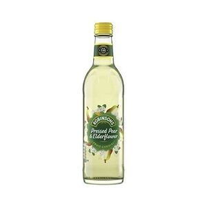 Robinsons Pressed Pear & Elderflower 500ml (Glass) - PACK (8)