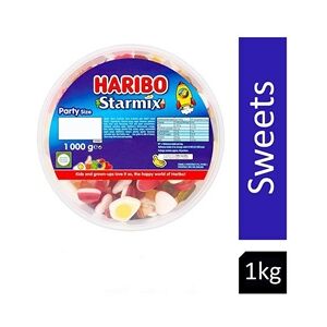 Haribo Starmix 1kg Drum - PACK (4)