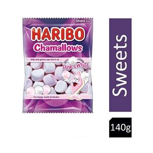 Haribo Chamallows Pink & White 140g - PACK (12)