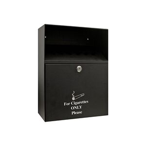 Q-Connect Ash Bin Black 7 Litre Ref KF04386