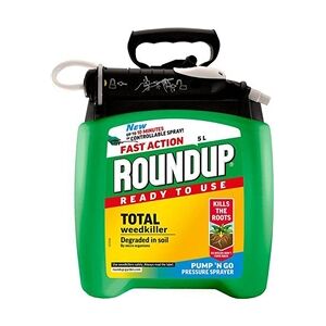 Roundup Total Weedkiller Pump n Go RTU 5 Litre