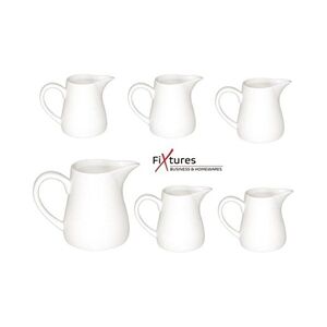 Price & Kensington White Milk Jug 180ml/6oz - PACK (12)