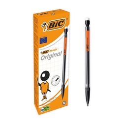 Bic Matic Classic Mechanical Pencil HB 0.7mm Lead Black Pack 12