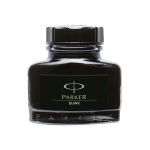 Parker Quink Bottled Ink for Fountain Pens 57ml Black - 1950375