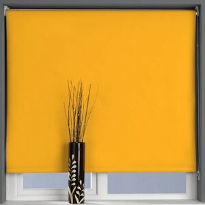 Terrys Fabrics Plain Blackout Roller Blind Citrus Zest