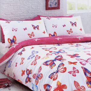 Terrys Fabrics Riva Home Butterfly Reversible Duvet Cover Bedding Set Multi