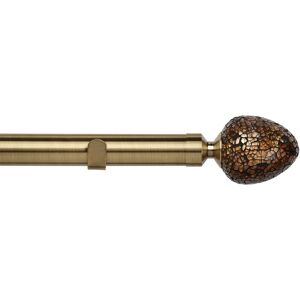 Terrys Fabrics Alexia 28mm Eyelet Curtain Pole Antique Brass