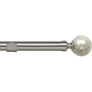 Terrys Fabrics 28mm Empire Eyelet Curtain Pole Satin Silver