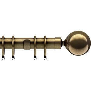 Terrys Fabrics 28mm Nikola Curtain Pole Antique Brass