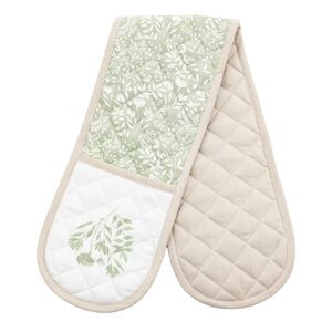 Gallery Floral Double Oven Glove Sage